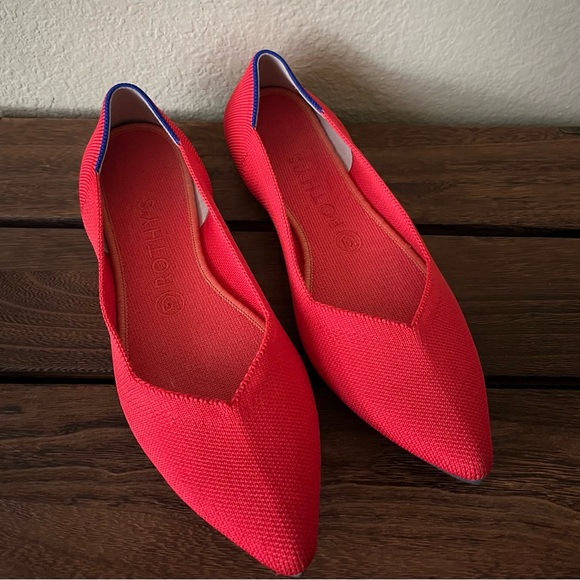 Rothy's Shoes - 🍃ROTHY'S Washable The Flame *Retired* Pointed Toe Slip Flat Shoes Size Size 9
